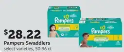 Fareway Pampers Swaddlers offer