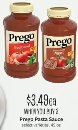 Fareway Prego Pasta Sauce offer