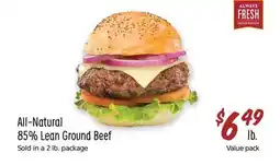 Sprouts Farmers Market All-Natural 85% Lean Ground Beef offer