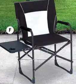 Ace Hardware Folding Director's Chair with Side Table Black offer