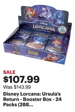 Best Buy Disney Lorcana: Ursula's Return - Booster Box - 24 Packs (288 Lorcana Cards) offer