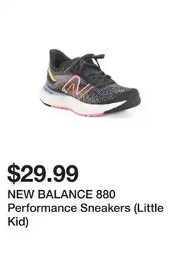 NEW BALANCE 880 Performance Sneakers (Little Kid)