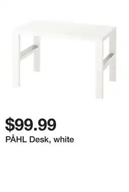 Ikea PÅHL Desk, white offer