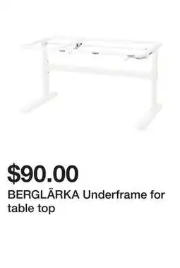 Ikea BERGLÄRKA Underframe for table top offer