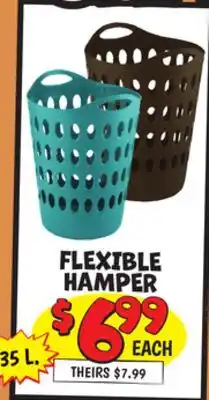 Ollie's FLEXIBLE HAMPER offer