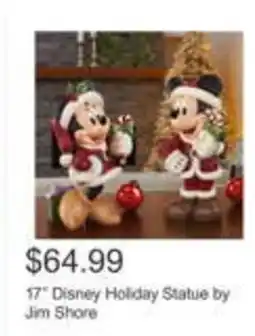 Costco 17" Disney Holiday Statue by Jim Shore offer