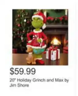 Costco 20" Holiday Grinch and Max by Jim Shore offer