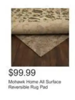 Costco Mohawk Home All Surface Reversible Rug Pad offer