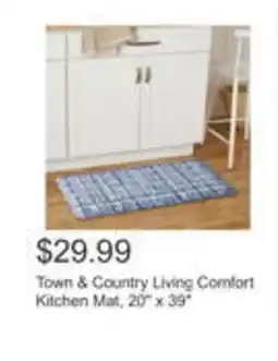 Costco Town & Country Living Comfort Kitchen Mat, 20" x 39° offer