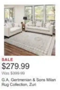 Costco G.A. Gertmenian & Sons Milan Rug Collection, Zuri offer