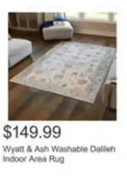 Costco Wyatt & Ash Washable Dalileh Indoor Area Rug offer