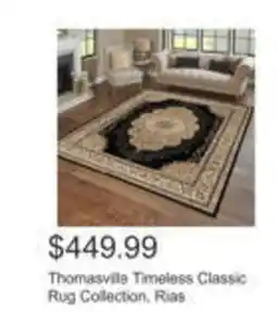 Costco Thomasville Timeless Classic Rug Collection, Rias offer