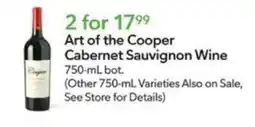 Publix Art of the Cooper Cabernet Sauvignon Wine offer
