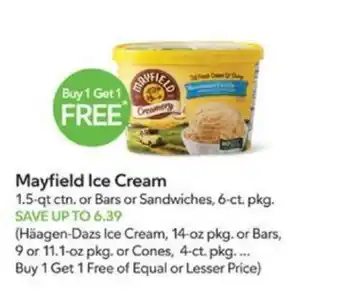 Publix Mayfield Ice Cream offer