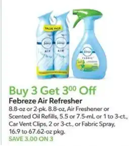Publix Febreze Air Refresher offer