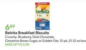 Publix Belvita Breakfast Biscuits offer