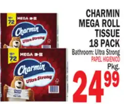 Bravo Supermarkets CHARMIN MEGA ROLL TISSUE offer