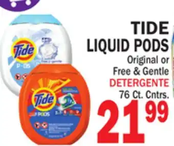 Bravo Supermarkets TIDE LIQUID PODS offer