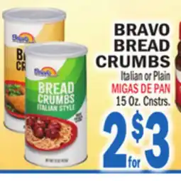 Bravo Supermarkets BRAVO BREAD CRUMBS offer