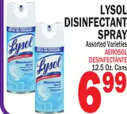 Bravo Supermarkets LYSOL DISINFECTANT SPRAY offer