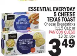 Bravo Supermarkets ESSENTIAL EVERYDAY 5 CHEESE TEXAS TOAST offer
