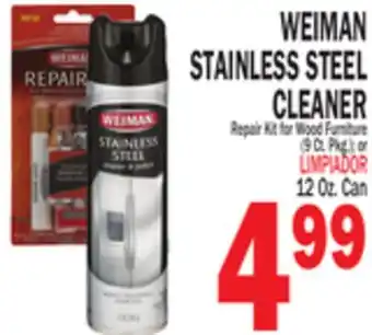 Bravo Supermarkets WEIMAN STAINLESS STEEL CLEANER offer