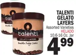 Bravo Supermarkets TALENTI GELATO LAYERS offer
