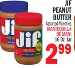 Bravo Supermarkets JIF PEANUT BUTTER offer