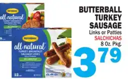 Bravo Supermarkets BUTTERBALL TURKEY SAUSAGE offer