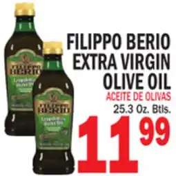 Bravo Supermarkets FILIPPO BERIO EXTRA VIRGIN OLIVE OIL offer
