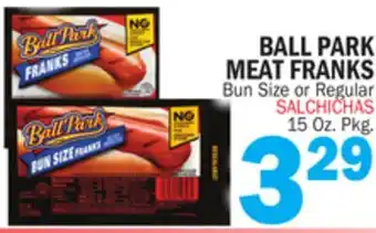 Bravo Supermarkets BALL PARK MEAT FRANKS offer