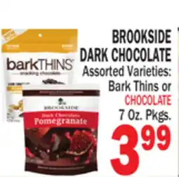 Bravo Supermarkets BROOKSIDE DARK CHOCOLATE offer