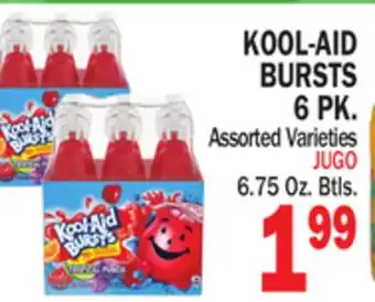 Bravo Supermarkets KOOL-AID BURSTS 6 PK offer