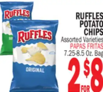 Bravo Supermarkets RUFFLES POTATO CHIPS offer