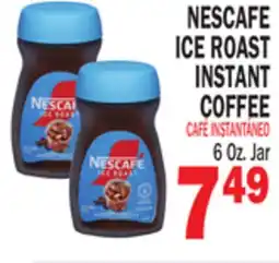 Bravo Supermarkets NESCAFE ICE ROAST INSTANT COFFEE offer