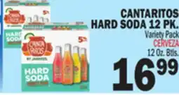Bravo Supermarkets CANTARITOS HARD SODA 12 PK offer