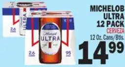 Bravo Supermarkets MICHELOB ULTRA 12 PACK offer