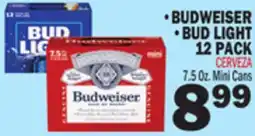 Bravo Supermarkets • BUDWEISER • BUD LIGHT 12 PACK offer
