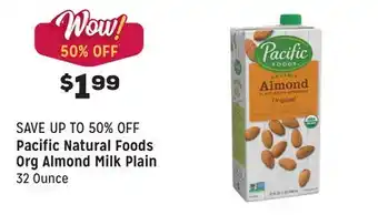 Grocery Outlet Org Almond Milk Plain offer