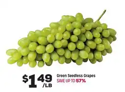 Grocery Outlet Green Seedless Grapes offer