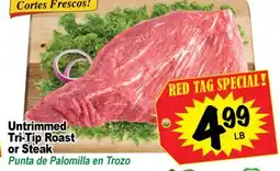 Superior Grocers Untrimmed Tri-Tip Roast or Steak offer