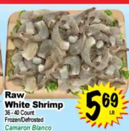 Superior Grocers Raw White Shrimp offer