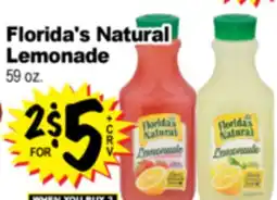 Superior Grocers Florida's Natural Lemonade offer