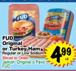 Superior Grocers FUD Original or Turkey Ham offer