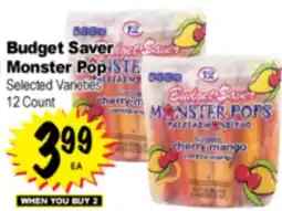 Superior Grocers Budget Saver Monster Pop offer