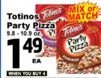 Superior Grocers Totinos Party Pizza offer