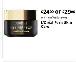Walgreens L'Oréal Paris Skin Care offer
