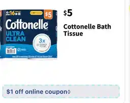 Walgreens Cottonelle Bath Tissue offer