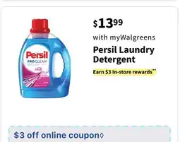 Walgreens Persil Laundry Detergent offer