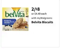 Walgreens Belvita Biscuits offer